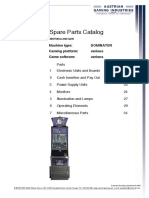 Spare Parts Catalog: Machine Type: Dominator Gaming Platform: Various Game Software: Various