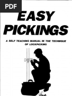 Download Easy Pickings - Mini Lock Picking Manual by zyndaras SN53448758 doc pdf