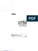 Manual Nikon d750