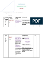 Plan. Muzică III An.)