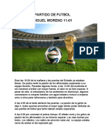 Partido de Futbol Miguel Moreno 11-01