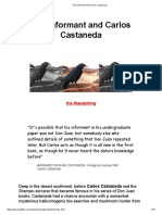The Informant and Carlos Castaneda