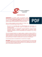 Modelo - Documento - Privado - Accionista - Unico - S.A.S. Salvador