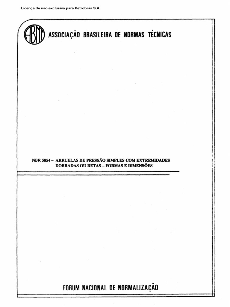 NBR 5854 | PDF