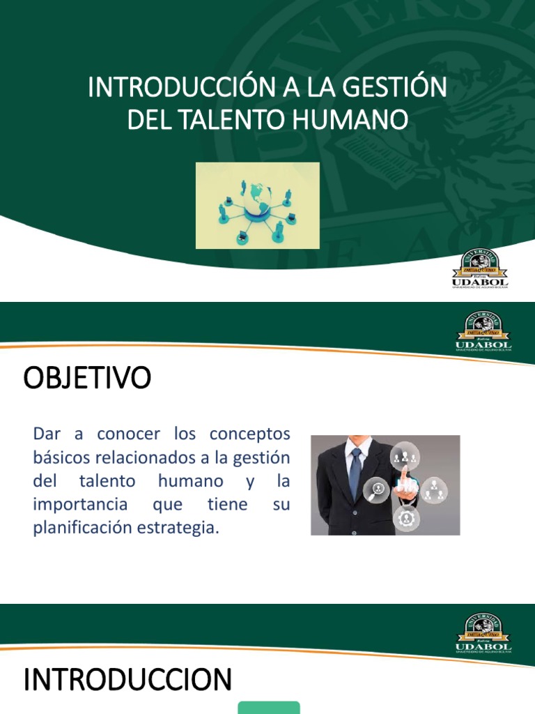 Introducciã - N A La Gestiã - N Del Talento Humano | PDF ...