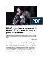 6 licoes de liderança da série Game of Thrones que valem por aula de MBA