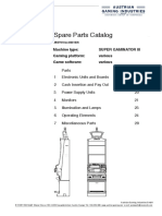 Spare Parts Catalog: Machine Type: Super Gaminator Iii Gaming Platform: Various Game Software: Various