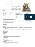 Arcturus Brume ("DPS") : Ability Scores Adjustments Saving Throws