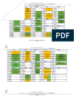 Horario 12 de Octubre 2021