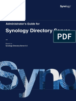 Synology Directory Server: Administrator's Guide For