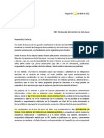 Terminación Con Justa Causa - Personal Ausente (Los Hornitos)