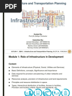 GROUP 1 Role of Infrastructure in Development