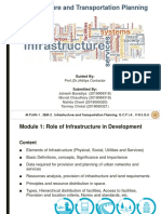 GROUP 1 Role of Infrastructure in Development