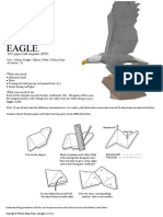 Eagle.: DIY Papercraft Template PDF