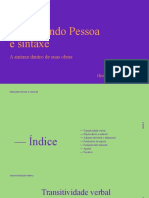 Gramática - Fernando Pessoa e sintaxe