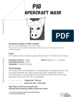 DIY Papercraft Mask: The Principle