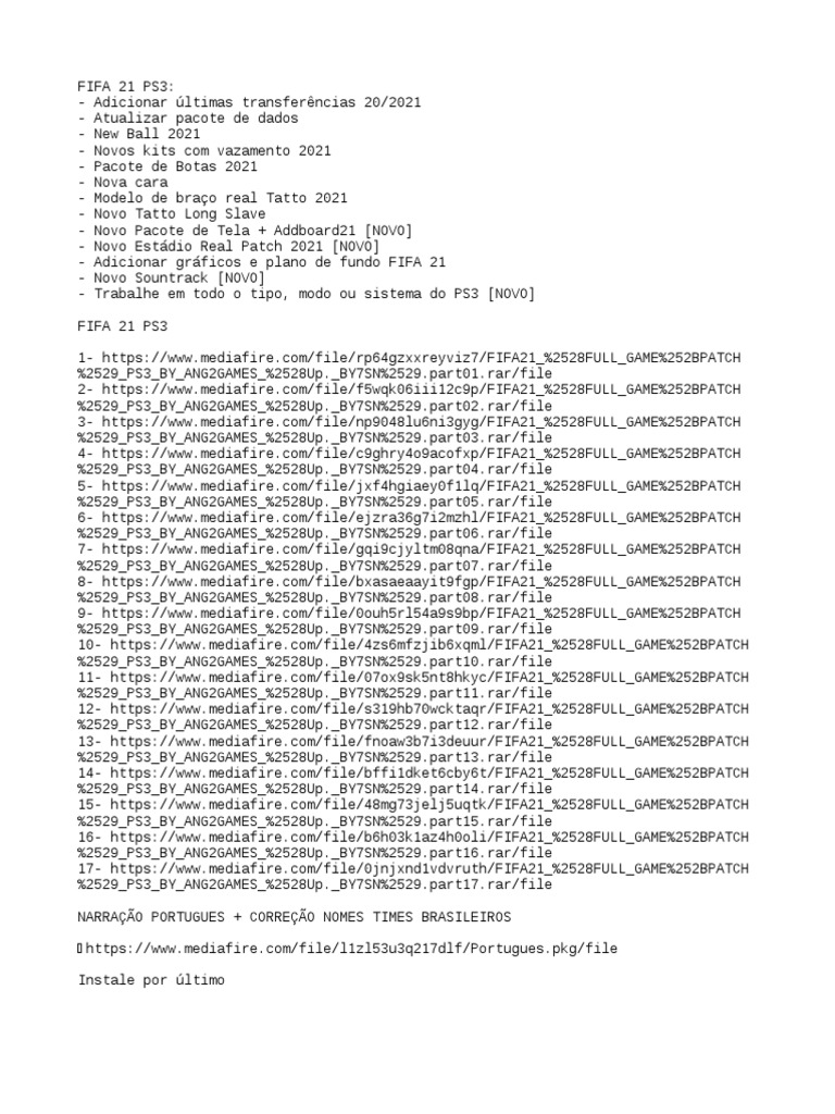 Fifa 21 | PDF | Utility Software | Operating System Technology