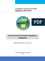 Proyecto Servicio Social Comunitario