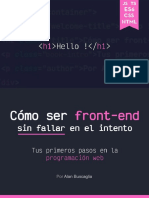 Como Ser Front-End Sin Fallar e - Alan Buscaglia