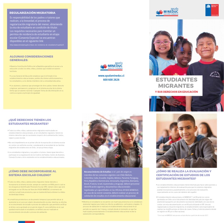 Derechos de Estudiantes Migrantes en Chile | PDF | Migración humana