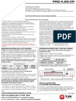 Manual Tecnico de Instalacao Pro 426 CR - Rev00 - Esp - 504 - 05042017