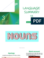 Language Summary 11 - Level 3