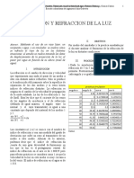 Informe Refraccion de La Luz