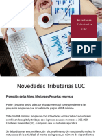 Clase 2 - Novedades Tributarias 2020 - LUC - Presupuesto - Prom Inv