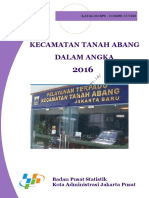 Kecamatan Tanah Abang Dalam Angka 2016