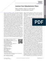 Single-Crystal Germanium Core Optoelectronic Fibers