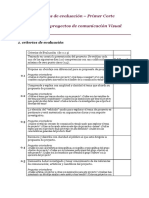 Criterios de Evaluación - 2021 - 20 Gestión de Proyectos - Primer Corte