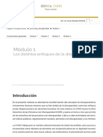 Curso - Personas Con Discapacidad Transformando Barreras en Oportunidades, Tópico - Tema - Módulo 1