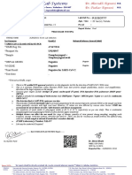 SARS-CoV-2 (Covid-19) RT-PCR test report showing negative result