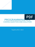 Programming in C: Coding Question and Solution