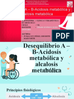 Desequilibrio A - B-Acidosis Metabólica y Alcalosis Metabólica - BRIGHITH MARYORITH PUMACAYO PEREZ