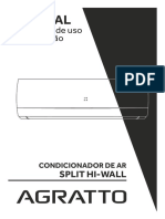 Ar Condicionado Split Hw Onoff Eco Agratto 18000 Btus Frio 220v Monofasico Ecs18f4!02!2223 Manual