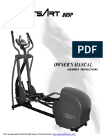 Product - Support - Sportsart - Owners Manuals - 805P Elliptical Owners Manual