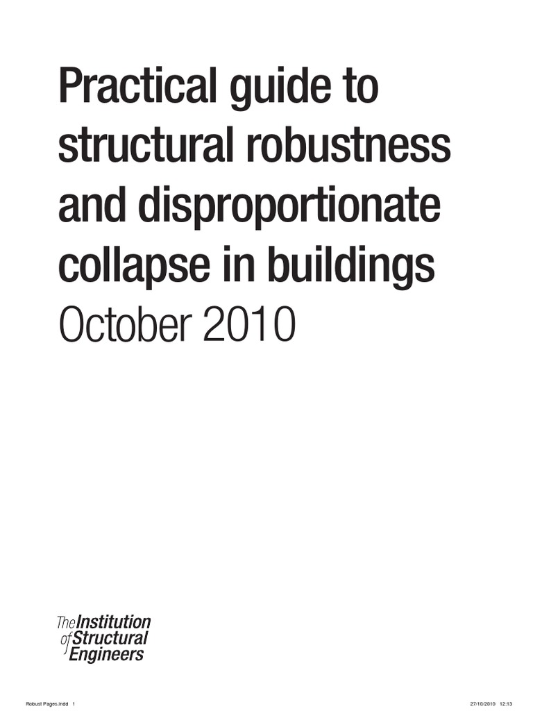Practical Guide To Structural Robustness | PDF | Structural Engineering ...