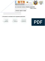 Prueba Segundo Parcial Primer Quimestre 4to Año 2021