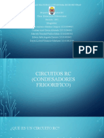 Diapositivas de Proyecto de Ecuaciones CIRCUITOS RC (CONDESADORES FRIGORIFICO)