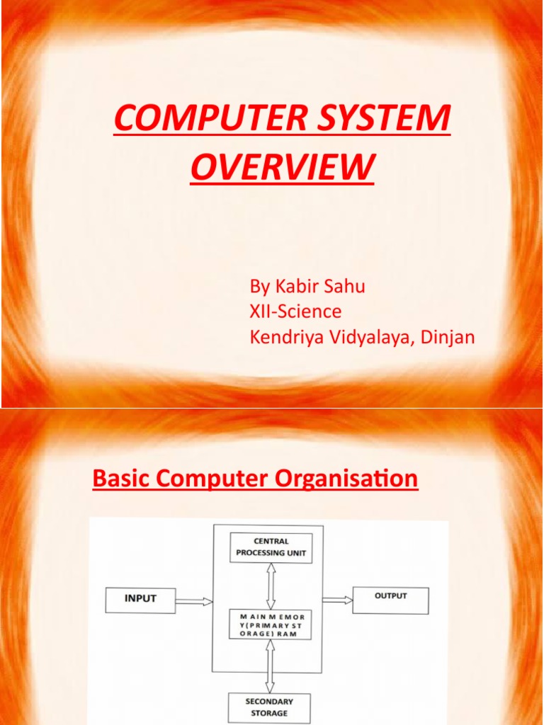 Computer System Overview Class 12 Cs Python | PDF | Computer Memory ...