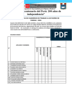 Acta de Entrega de Cuadernos de Trabajo Segundo Grado