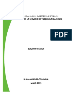 EstudioTecnico Mediciones Radiacion Bucaramanga