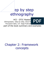 Step by Step Ethnography: HCI - DTIC Masters Part of The Book Summary and Examples