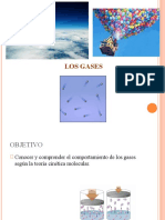 Teoría cinética de los gases: modelo corpuscular, propiedades y relación con la temperatura y presión