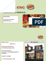 Burger King: Desarrollo Del Producto