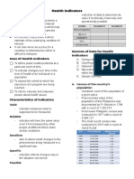 Bioe211 Prelim Lec 3.1-Health-Indicators