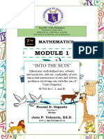 "Into The Sets": Mathematics