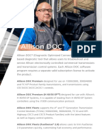 Allison DOC Premium Designed For Use On 1000/2000, 3000/4000