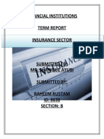 Insurance Sector Final Report